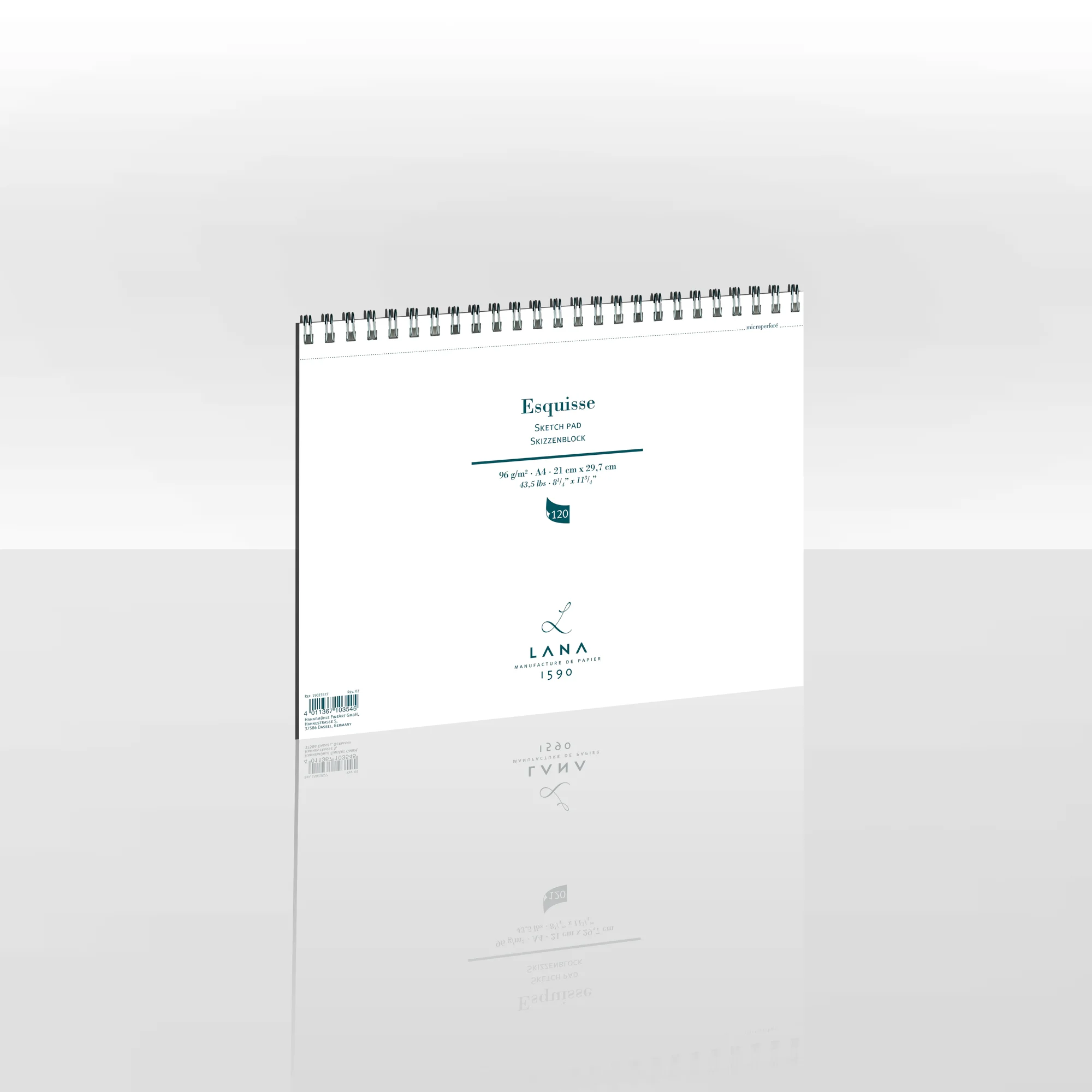 sketch pad, sketchbook, spiral bound, A4 size, white cover