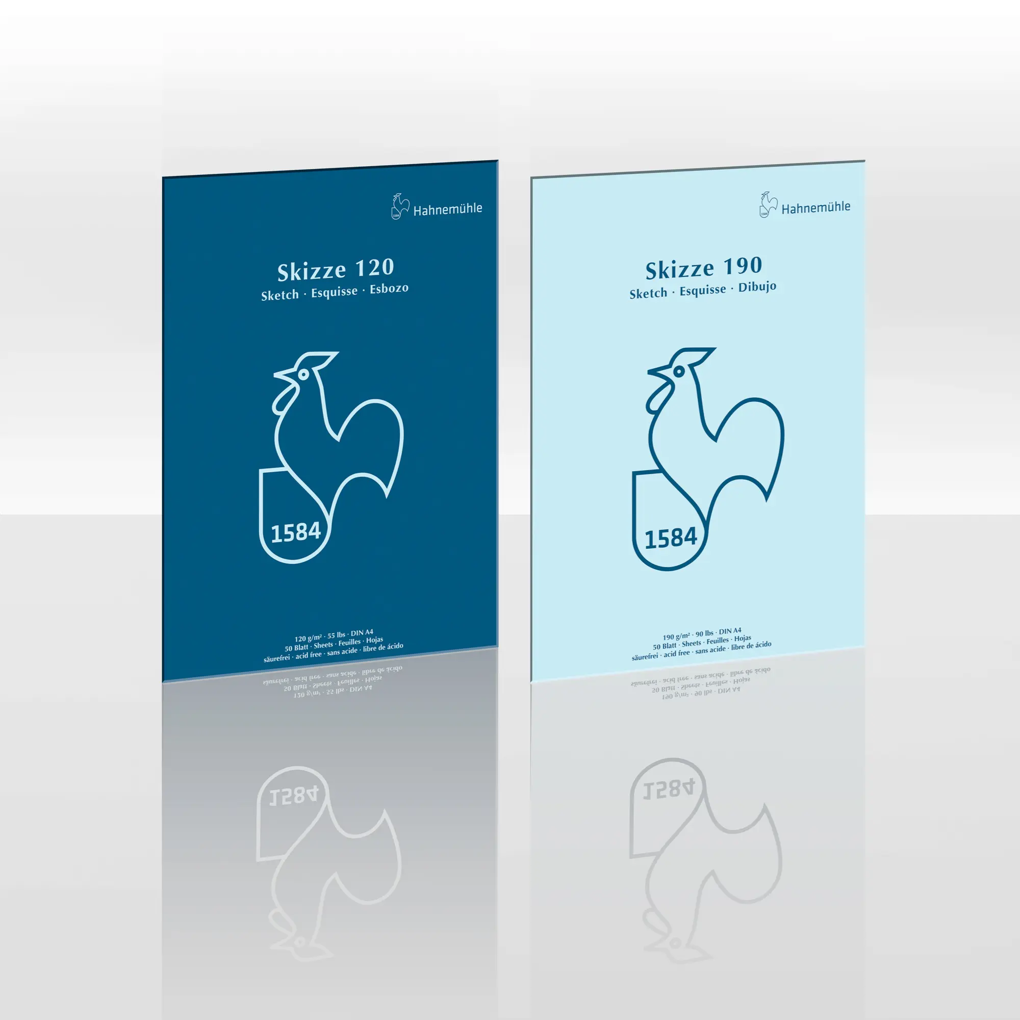poster, Skizze, Rooster, blue, artboard