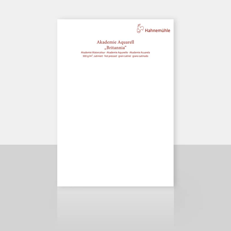 aquarelle paper, cake recipe card, white sheet, minimal design, brand logo