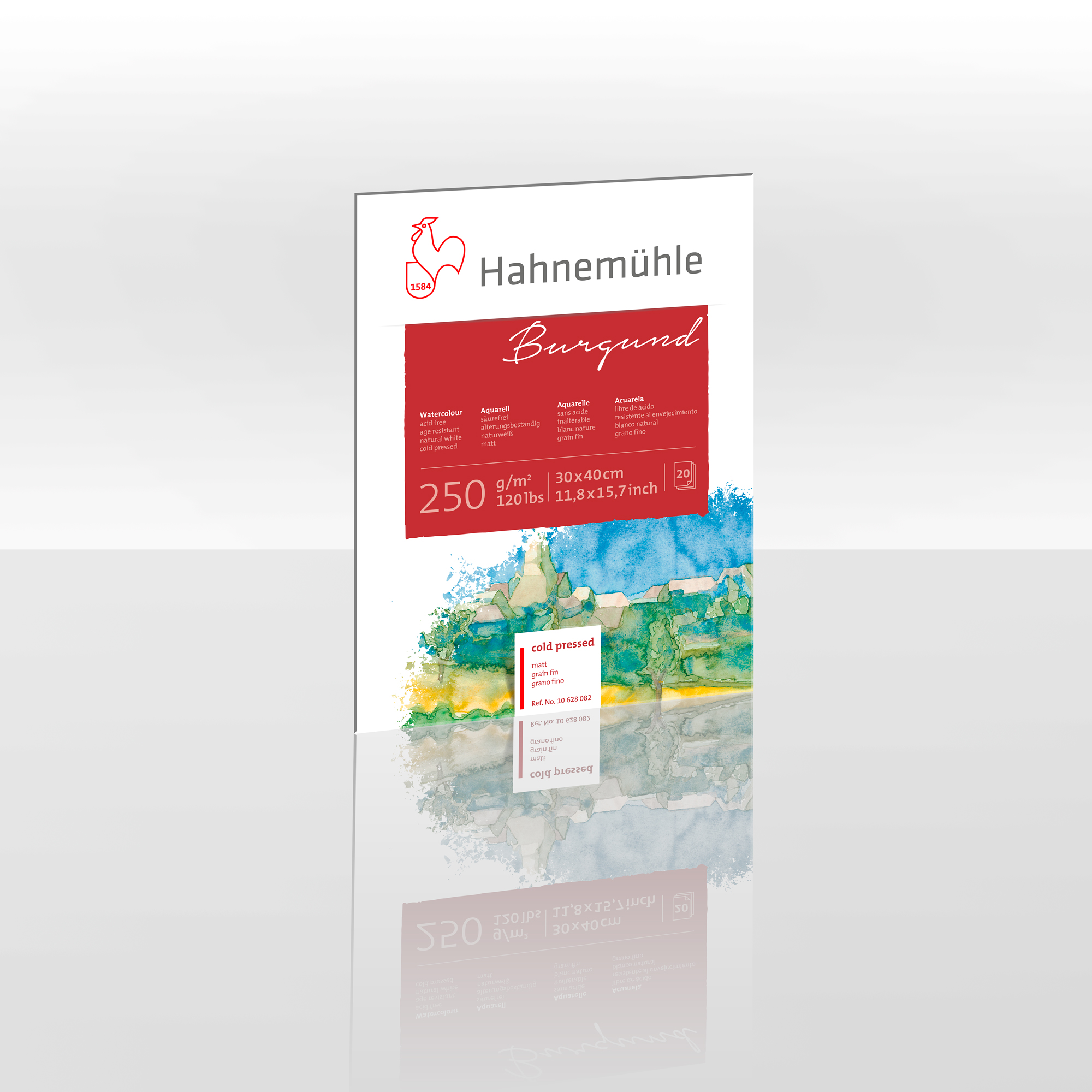 Burgund Burgund Watercolour Paper - Hahnemuehle