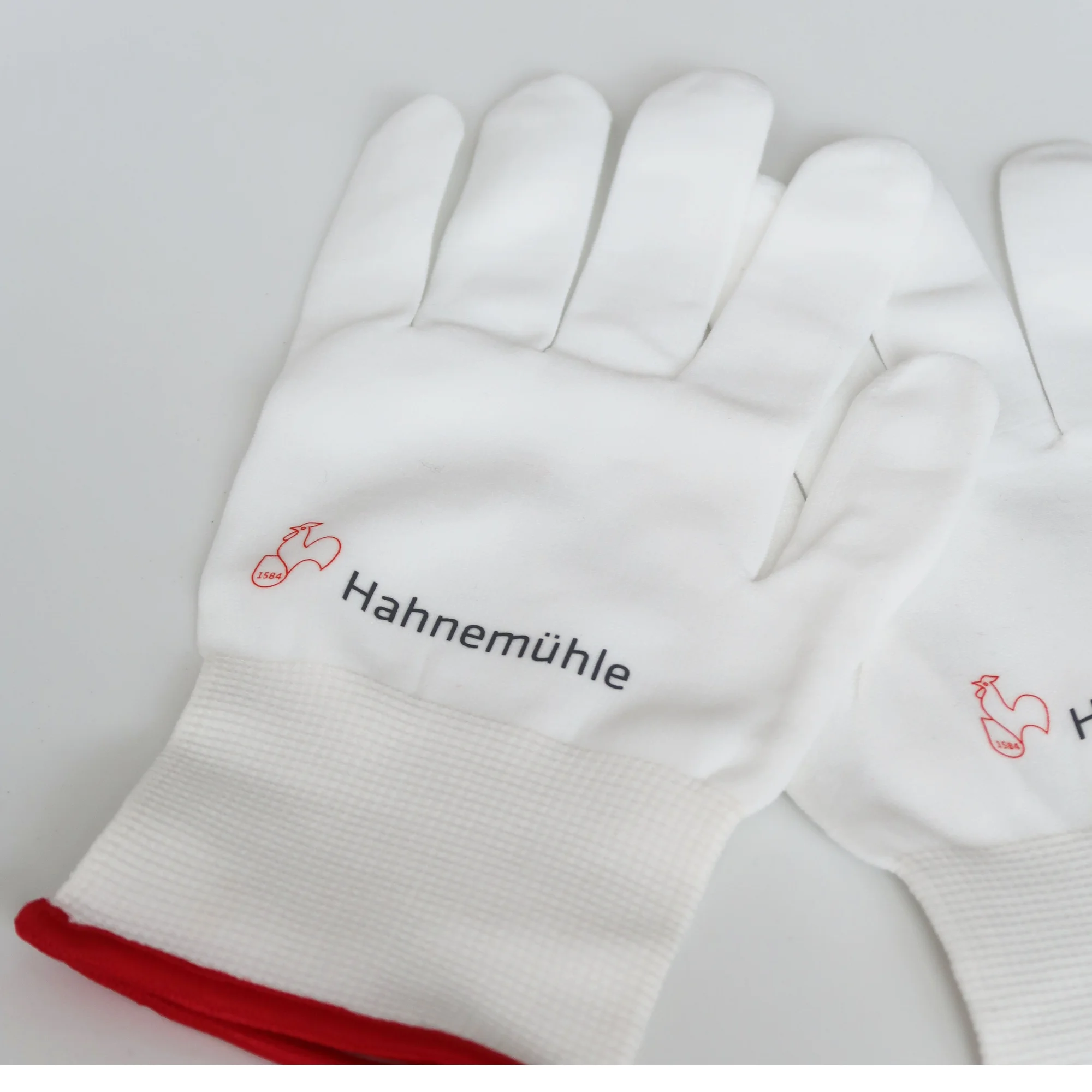 gloves, white, knit, mittens, cuff