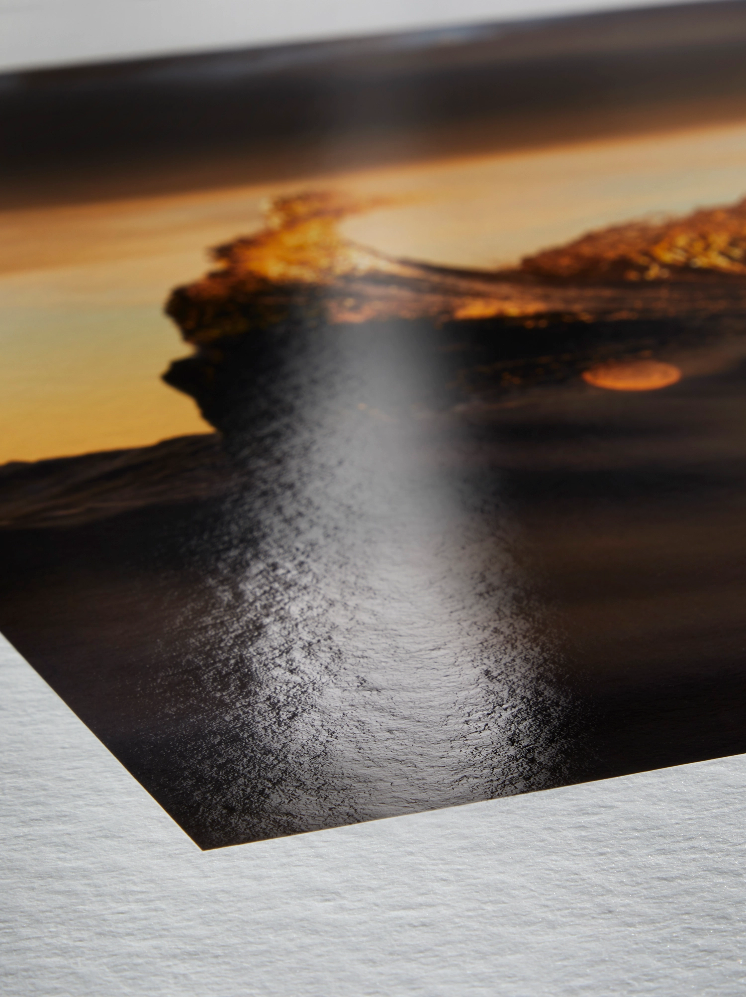 photography, landscape, sunset, rock, print