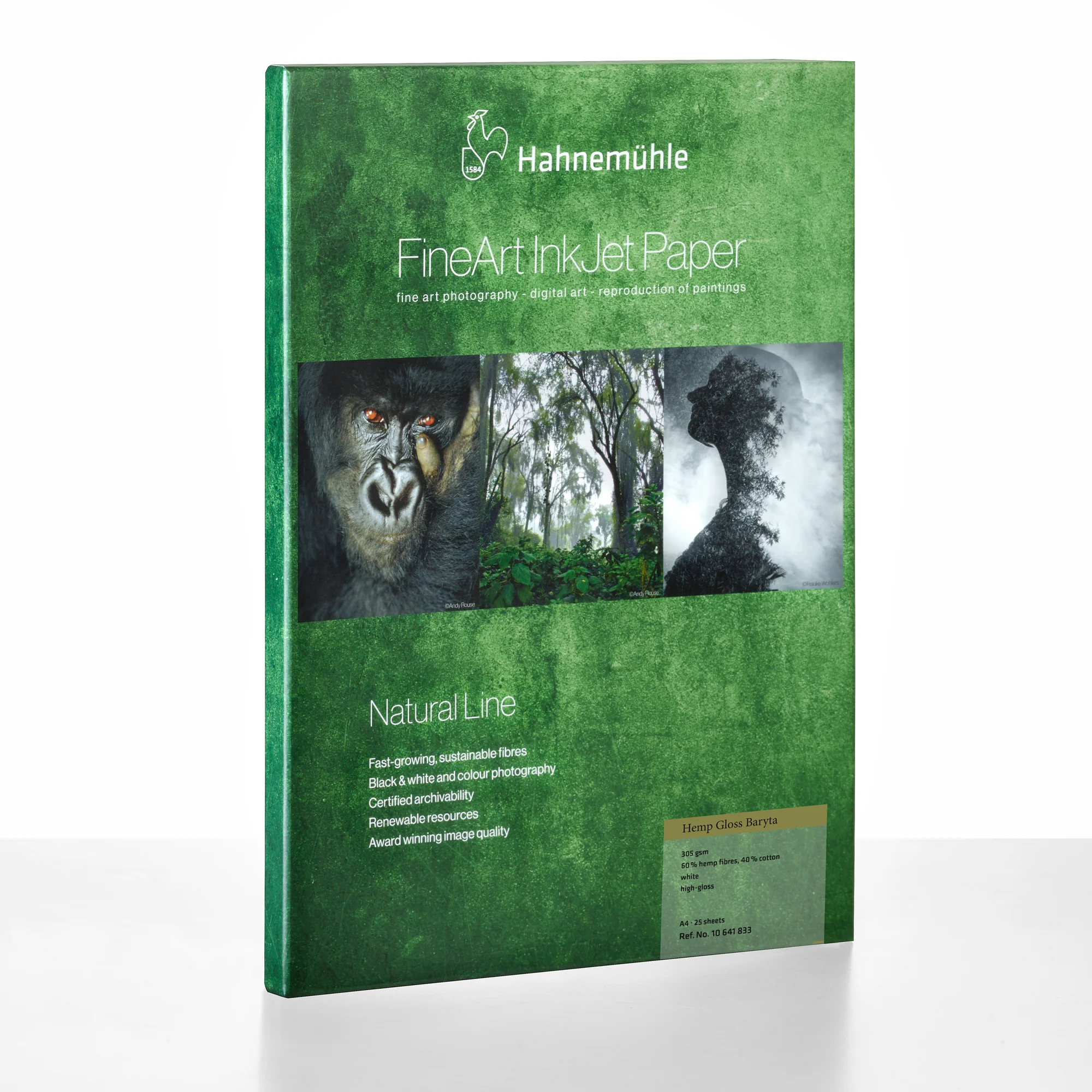 art paper, inkjet, FineArt, green cover, Natural Line