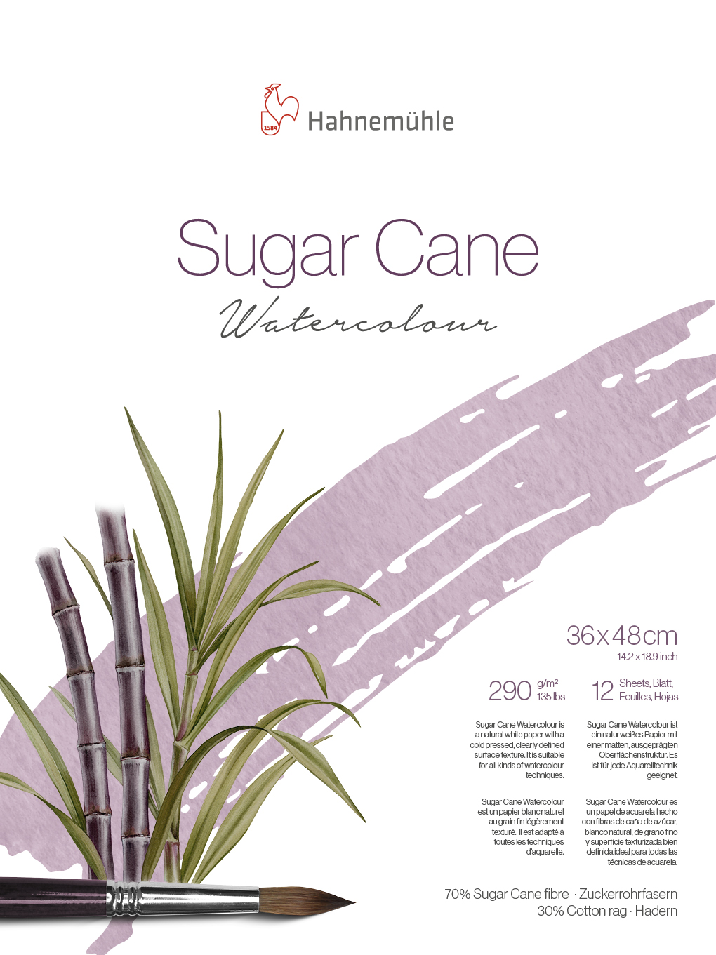 Sugar Cane Watercolour