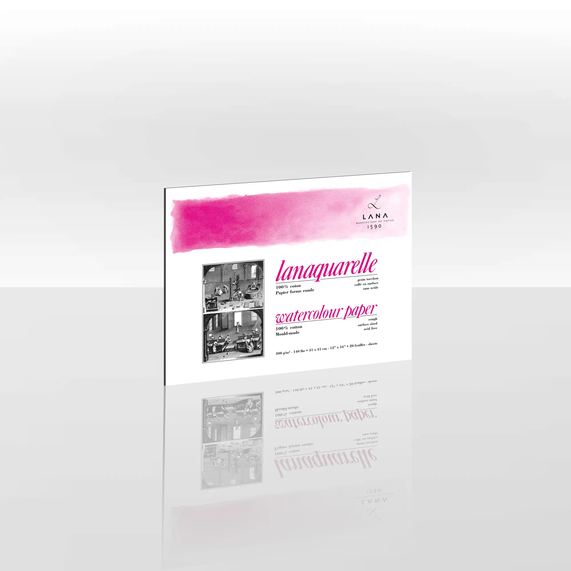 watercolor paper, art paper, pink watercolor, paper sheet, lanavarella style?