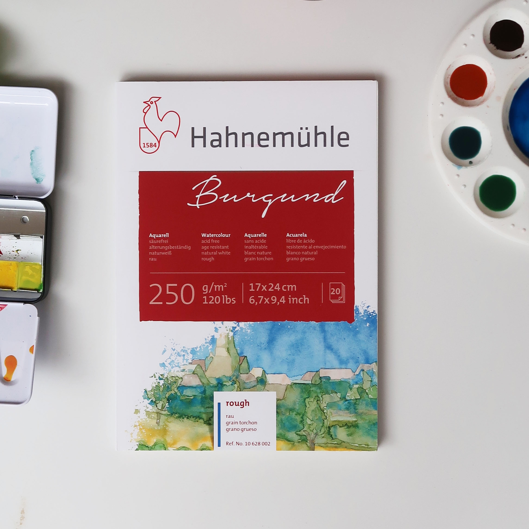 Burgund Watercolour Paper - Hahnemuehle