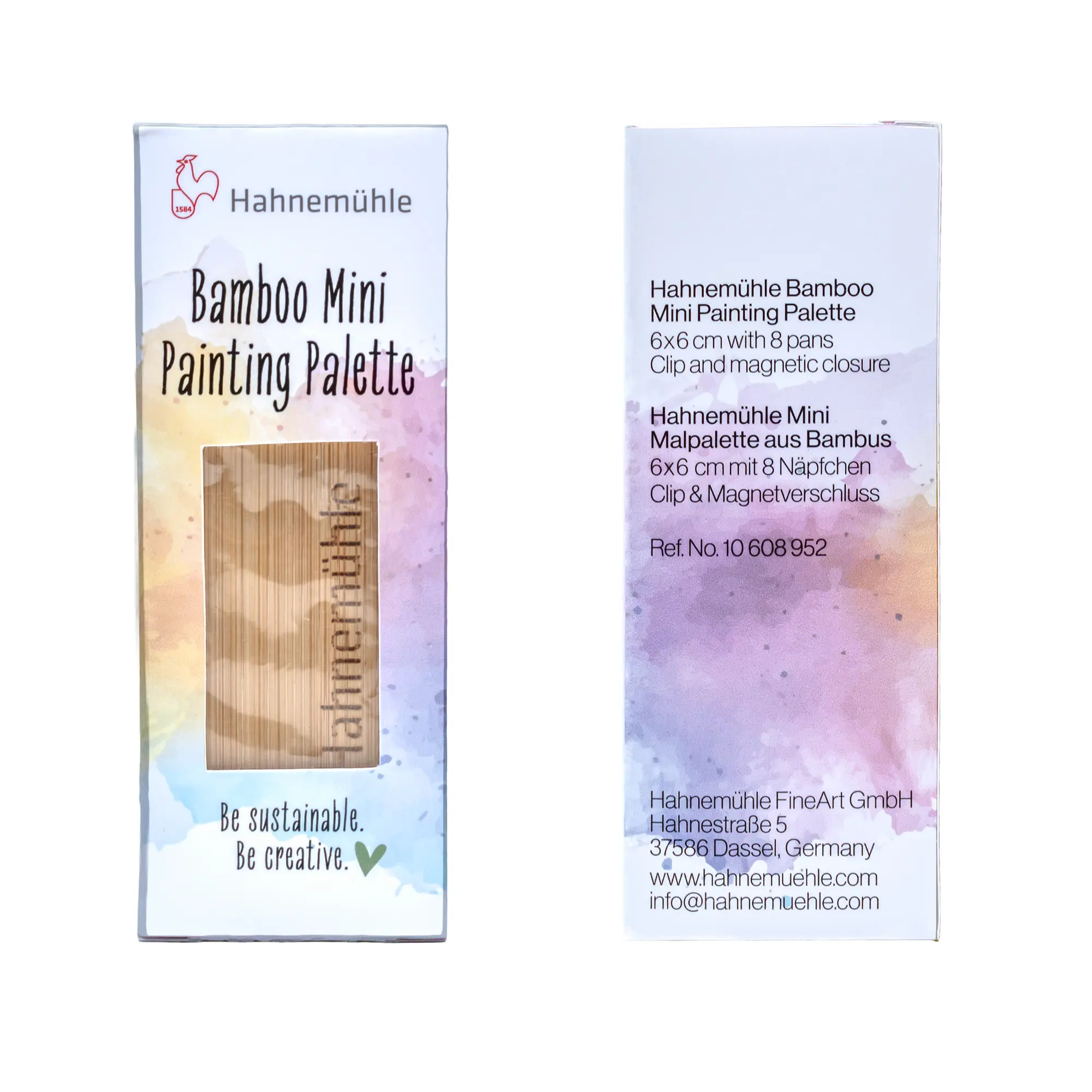bamboo, mini, painting palette, wooden, clip