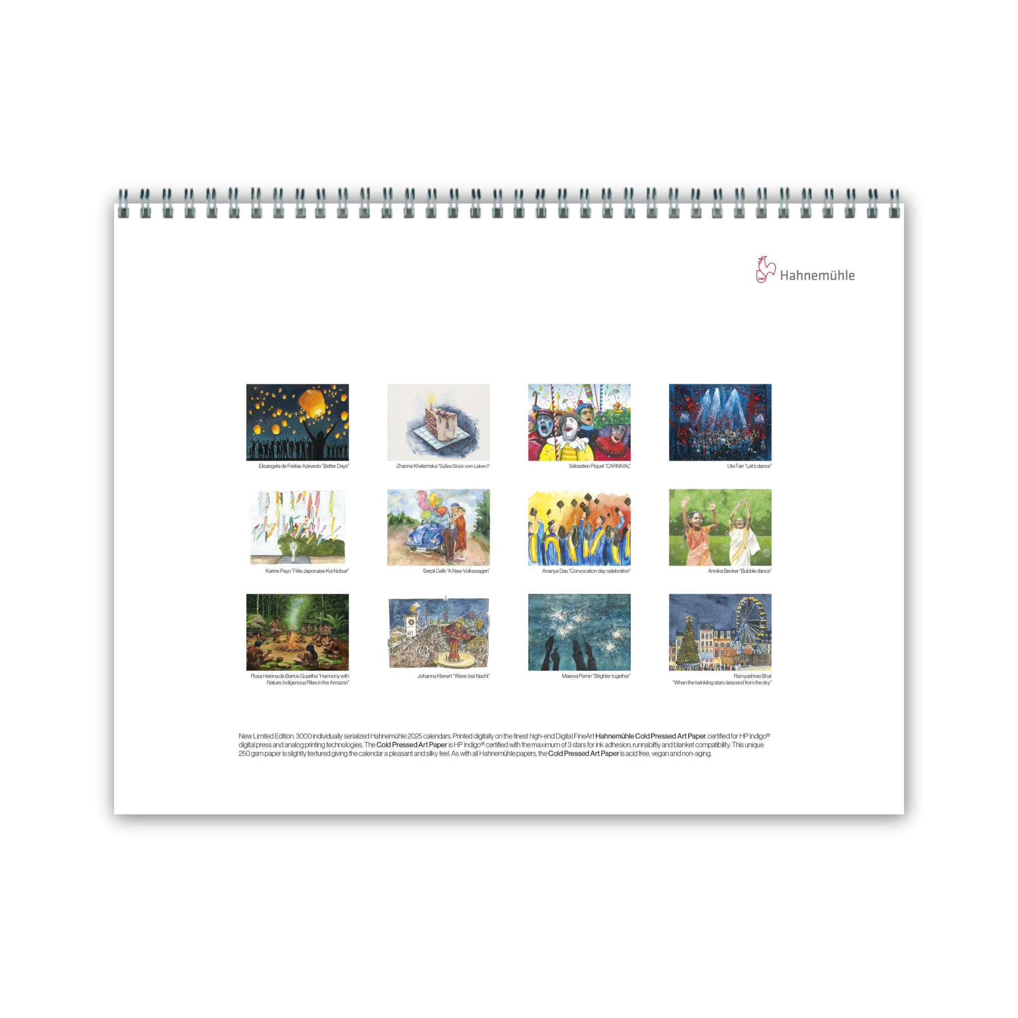 Hahnemühle Kalender 2025 "Celebrations"