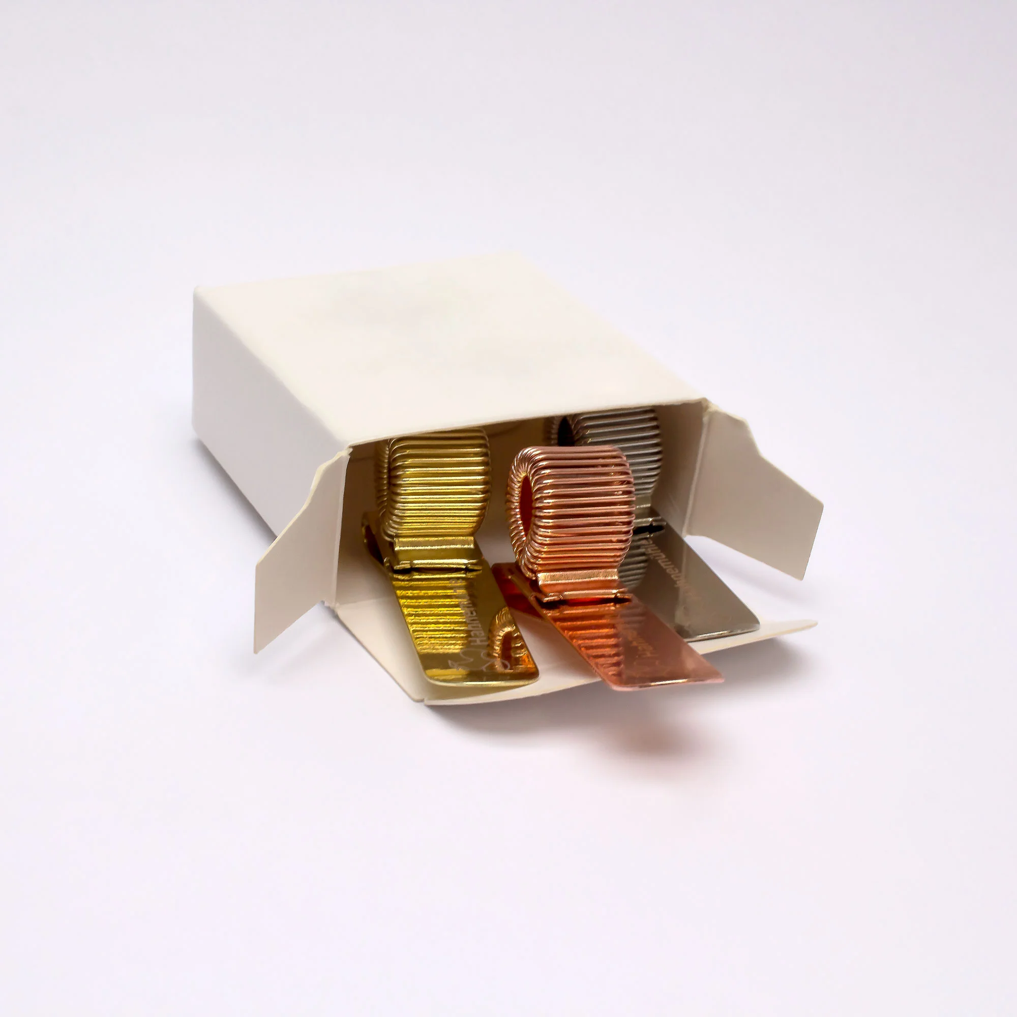 hairpin, coil, metal, gold, rose-gold