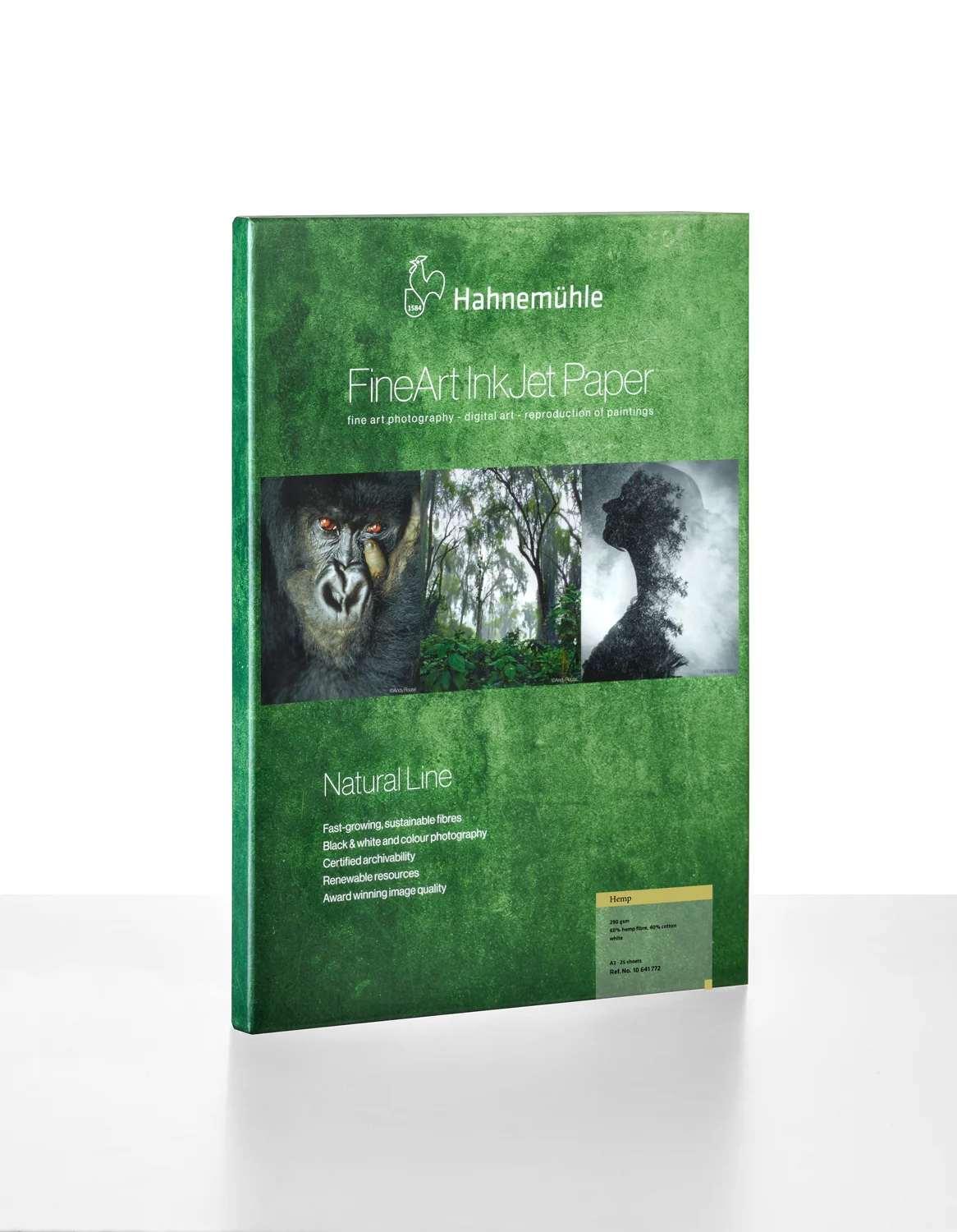 inkjet paper, fine art, green packaging, natural line, photography paper