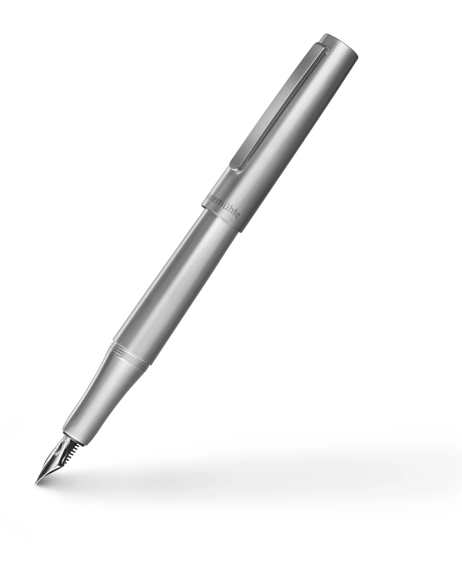 pen, fountain pen, metal, silver, clip