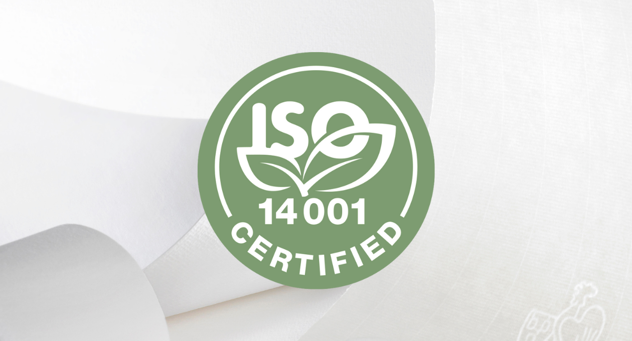 Grünes Logo ISO 140001 Zertifizierung