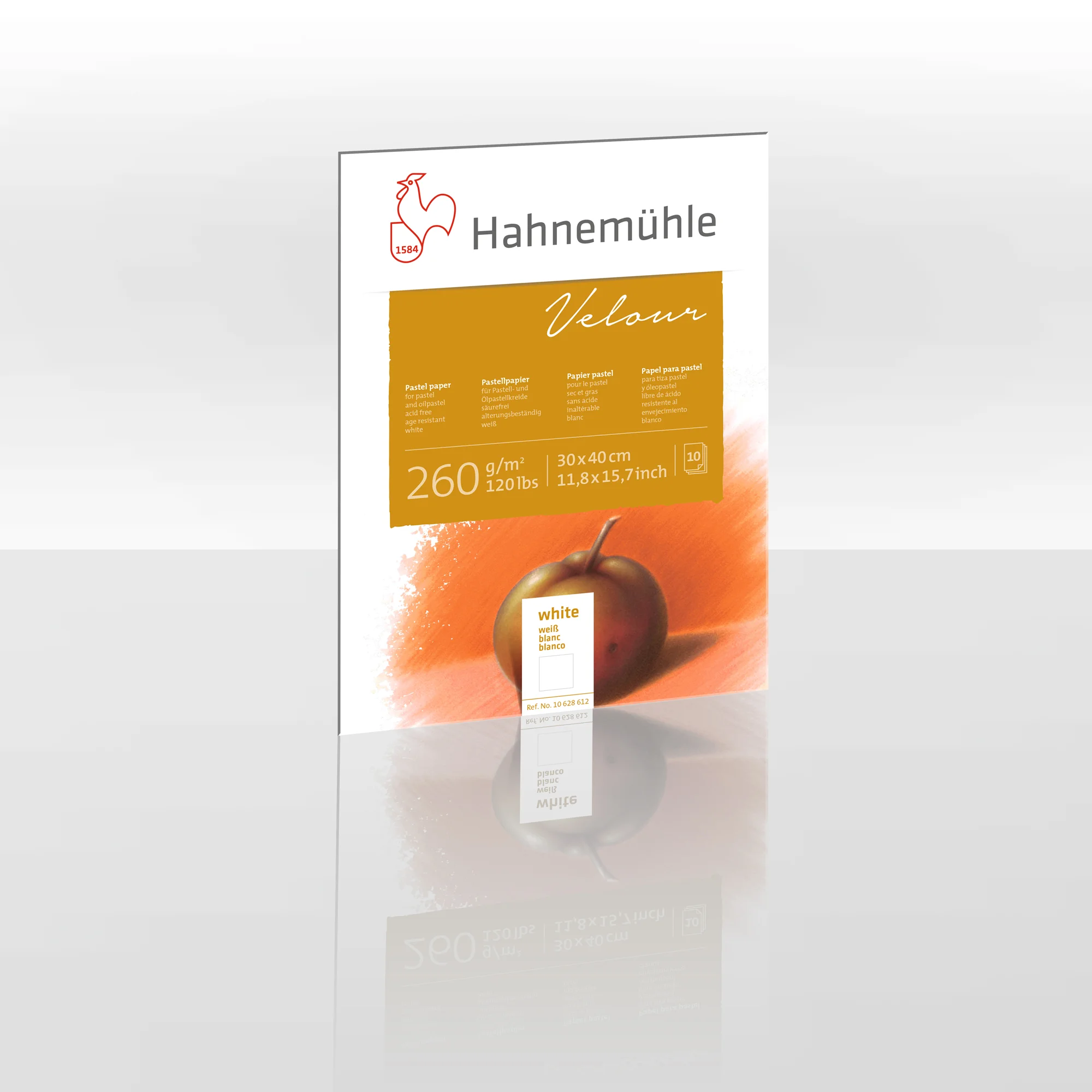 poster, art print, orange label, apple image, branding