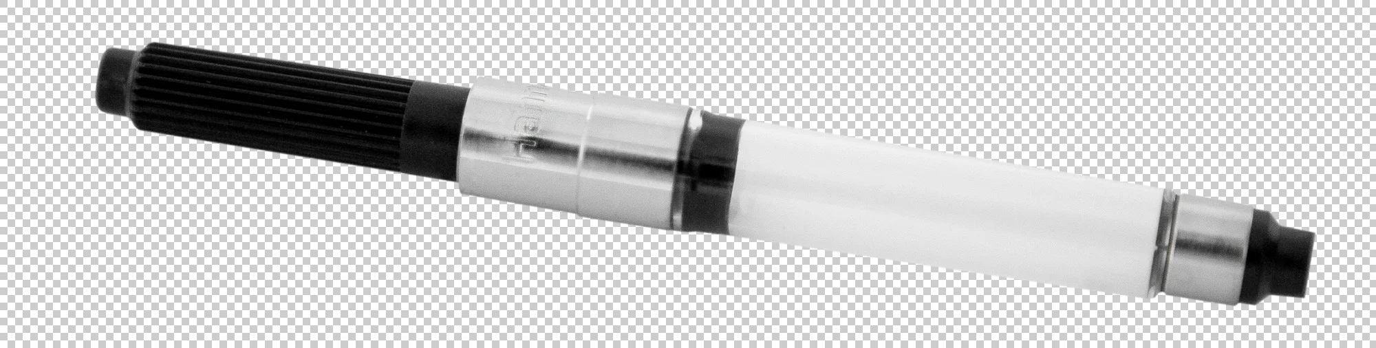 marker, black cap, silver body, slim rod, felt-tiber
