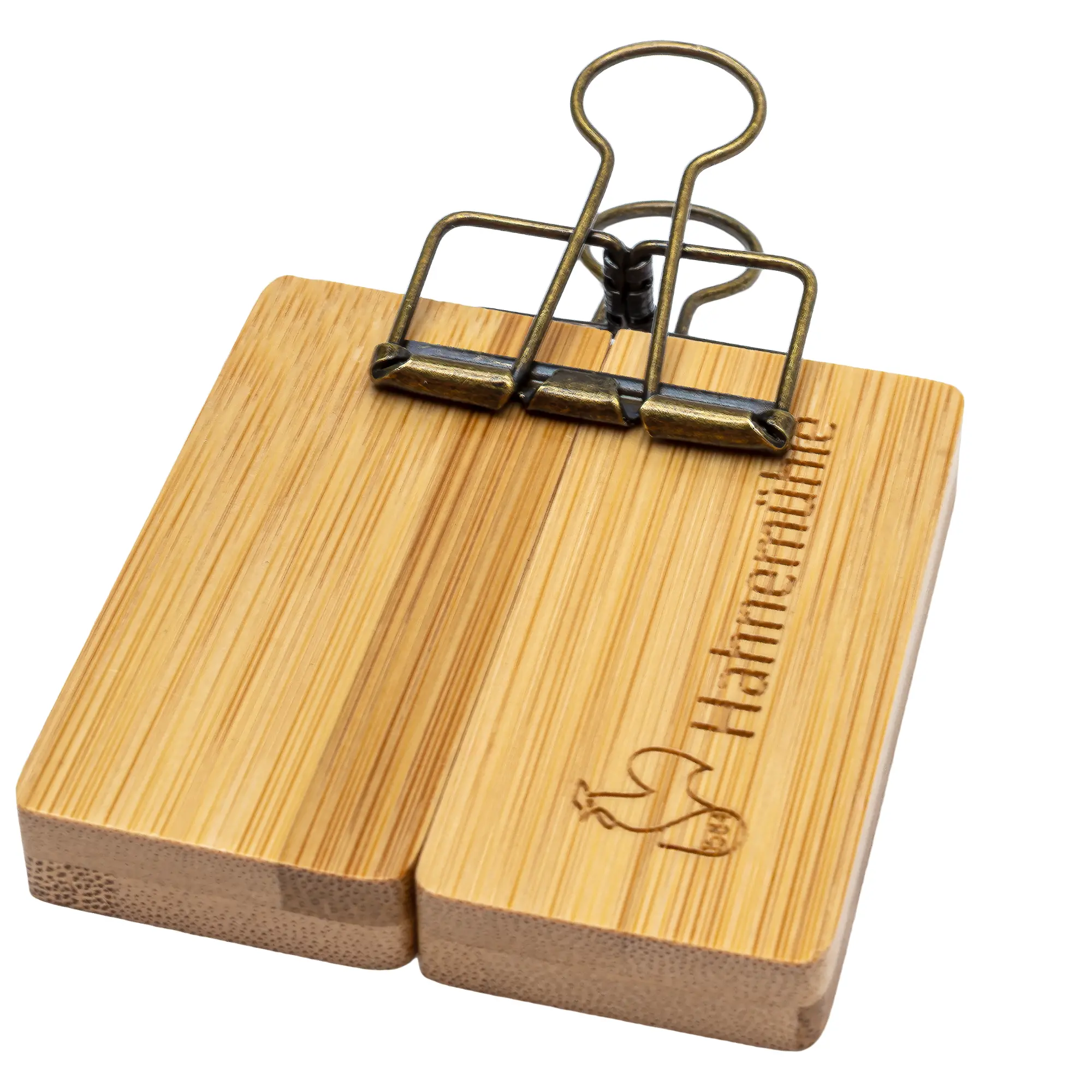 wood, binder, clip, two-block, ruler-engraved