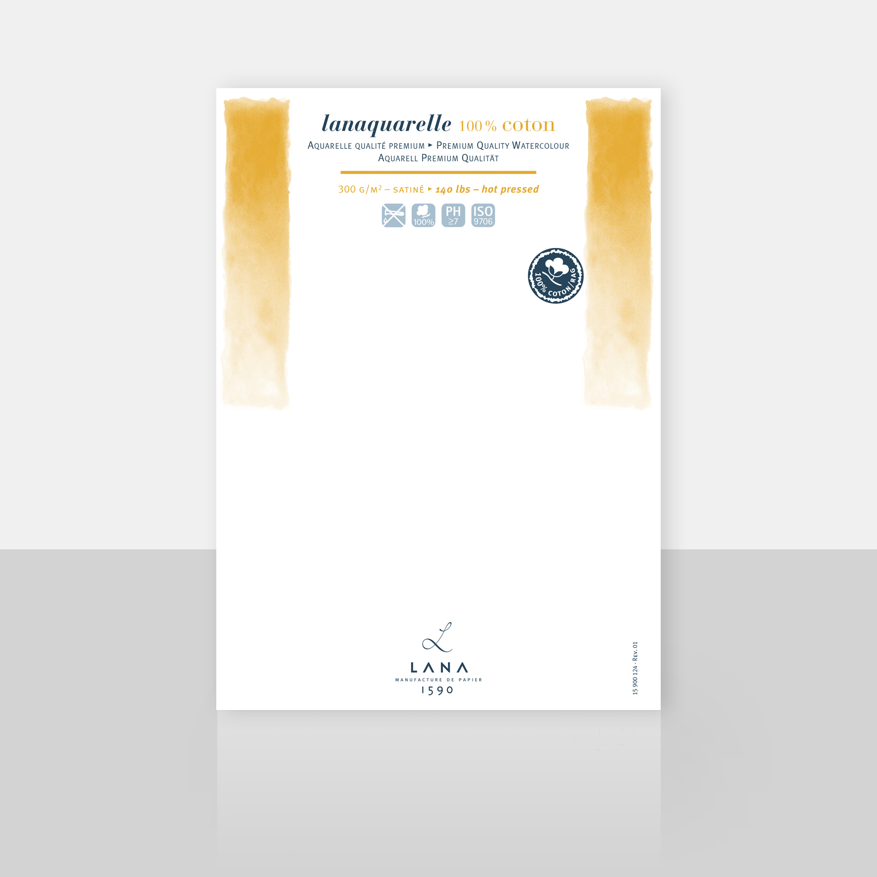 lanaquarelle, satiniert
