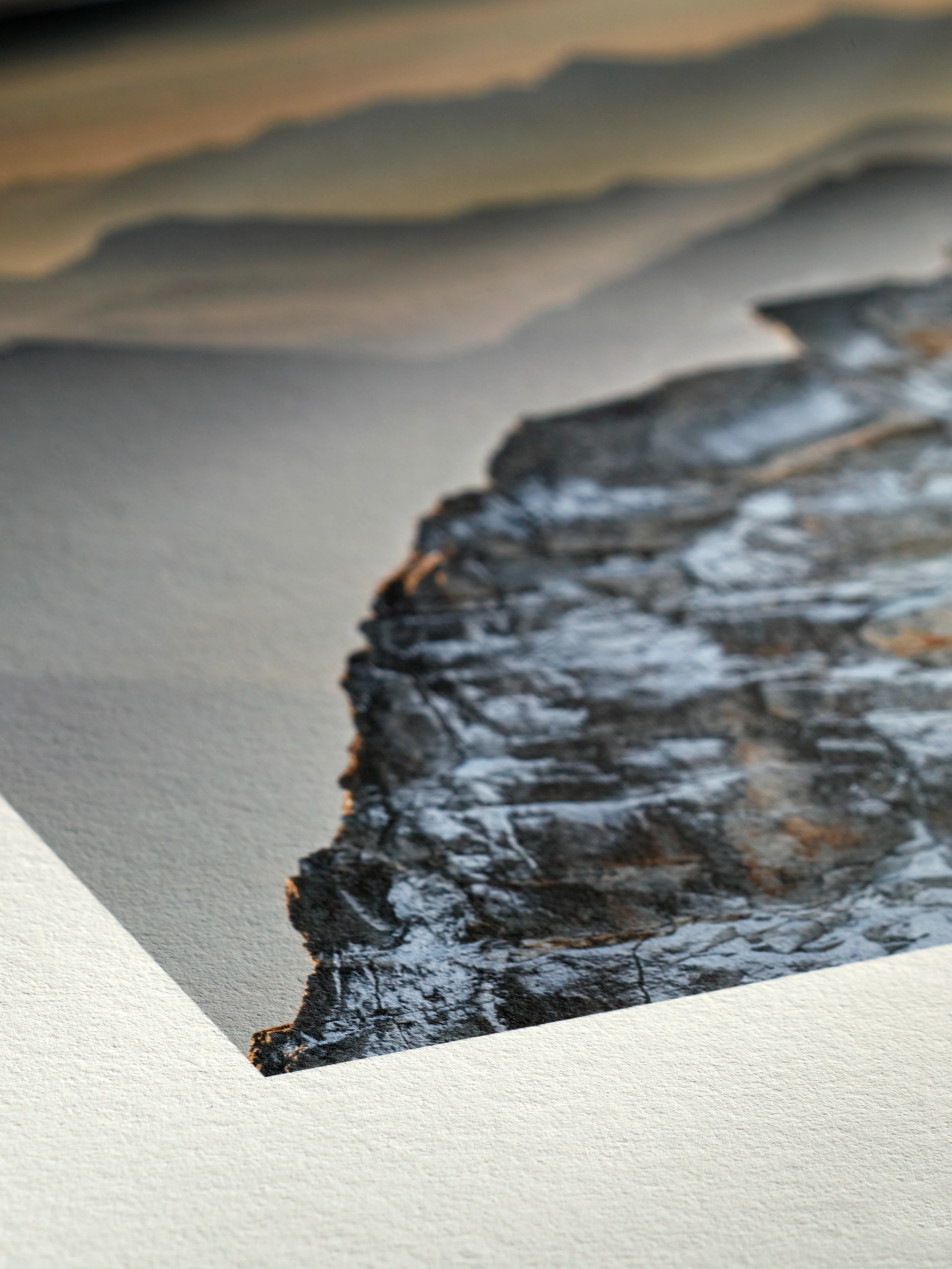 stone, rock, texture, crack, edge